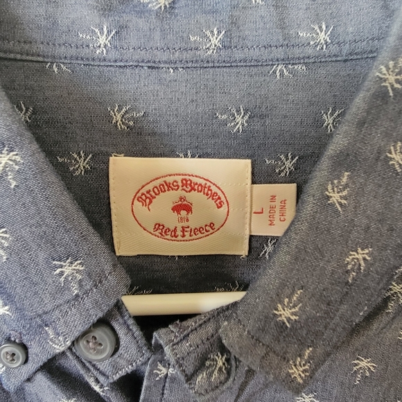 Brooks Brothers Red Fleece Dress Shirt - Picture 4 of 9